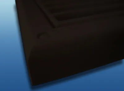 Produktbild von Lüftungsgitter MV mit Flansch Größe: Ø125 186x186mm Farbe: braun