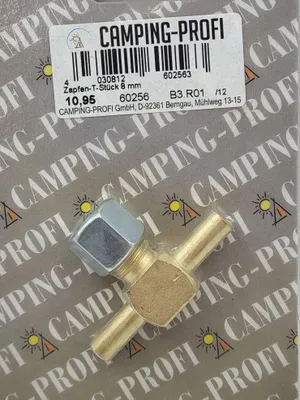 Produktbild von CAMPING Zapfen-T-Stück Verbindungselement 8 mm