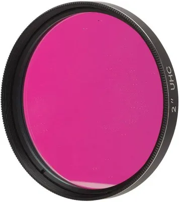 Produktbild von Teleskopfilter 2 Zoll - UHC-Filter - Filter zur Reduzierung von Lichtstreuung - Astrofotografie - Verbesserter Bildkontrast - Reduziert Lichtverschmutzung - Filter zur Reduzierung von Lichtverschmutzung