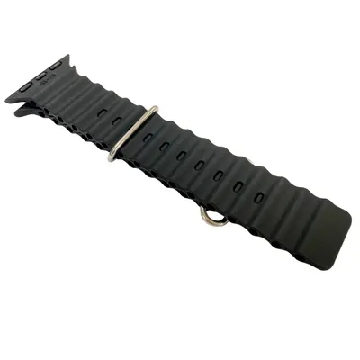 Produktbild von Armband für Apple Watch - Ripple 42MM Schwarz - Silikon