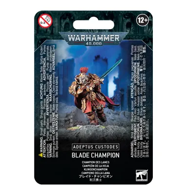 Immagine prodotto di Warhammer 40.000 Adeptus Custodes Campione di Lame