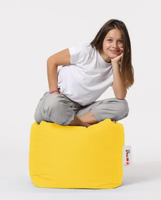 Produktbild von Hanah Home, Square- FRN1305, Gelb, Klassische Sitzsäcke, 100% ige Styropor mit hoher Dichte recycelt