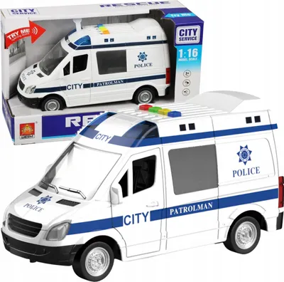 Obrázok produktu pre Otváranie dverí policajného auta 1:16 WY590BP