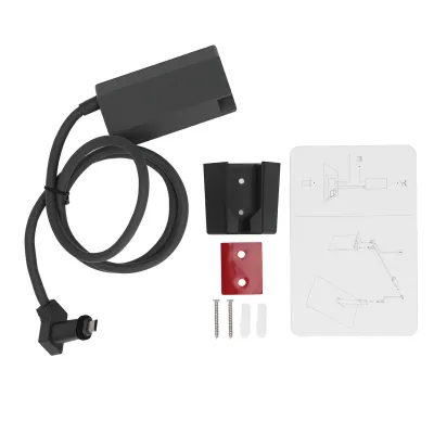 Produktbild von Do karty sieciowej Starlink V2 Ethernet, transmisja 1200 Mbit/s, zajmująca niewiele miejsca, z kablem o długości 3,3 stopy, uchwyt ścienny
