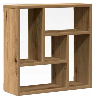 Produktbild von Wandregal aus Artisan-Eiche 45x16x45 cm, Holzwerkstoff, Wandablage, Schweberegal, Hängeregal