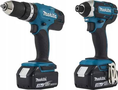 Produktbild von Makita 18V Dlx2142S Combo Kit (Dhp453+Dtd152) 2X3.0Ah