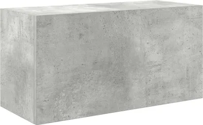 Produktbild von vidaXL Bad-Wandschrank Betongrau 60x25x30 cm Holzwerkstoff
