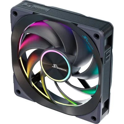 Obrázek produktu pro Seasonic MagFlow ARGB, Ventilátor, 12 cm, 2000 ot/min, Černá
