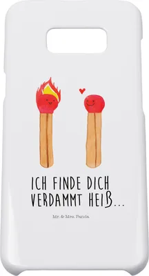 Produktbild von Mr. & Mrs. Panda Samsung Galaxy S8 plus Handyhülle  Streichhölzer - Weiß - Geschenk, Liebesgeschenk, Handy, Handycover, Freundin, Hülle, Liebesbeweis, Cover