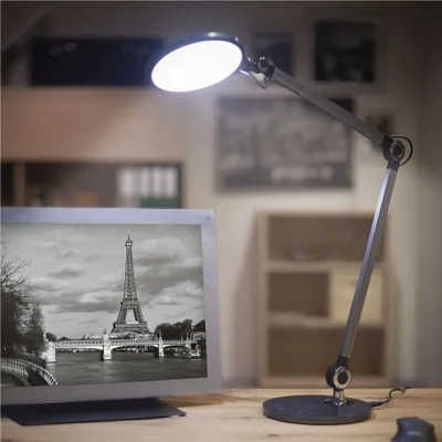 LED stolní lampa KAREN, šedá