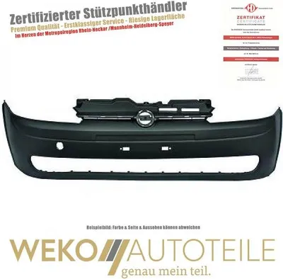Produktbild von Stoßstange vorne DIEDERICHS 1813151 für OPEL