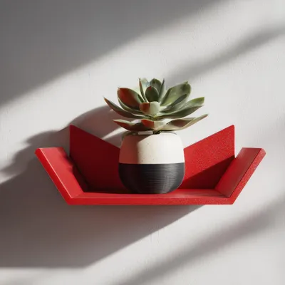 geometrisches Mini-Wandregal – Decords Wandregal, Produktansicht 1