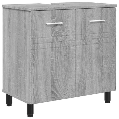 Immagine prodotto di Mobiletto da bagno Sonoma grigio 60 x 35 x 60 cm