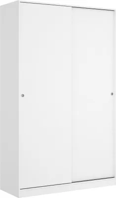 Produktbild von Kleiderschrank Dcapuan, Garderobe für Schlafzimmer, Kleiderschrank mit 2 Schiebetüren, 120x50h204 cm, Weiß