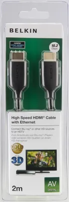 Image de Belkin HDMI High Speed Cable F3Y021bt2M 4K 2 m