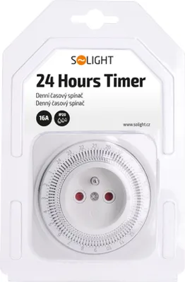 The image shows a 24-hour timer in its retail packaging.