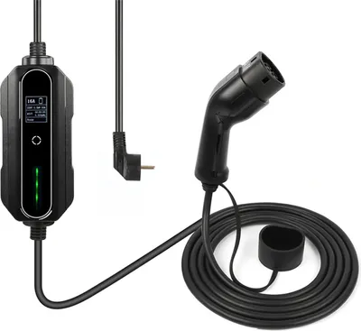 Image de Station de charge mobile, Chargeur portable mode 2, Indicateur LED, Type 2 5 mètres