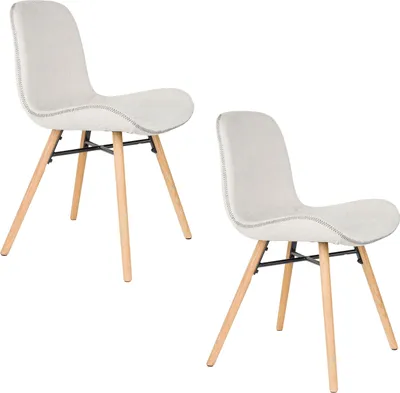 Produktbild von Housecraft Living Lester Esszimmerstuhl Beige - 2 er Set