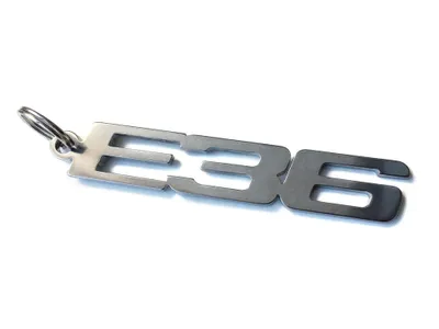 Produktbild von Edelstahl Schlüsselanhänger für E36 Modelle – 318i 320i 323i 325i 328i M3 Cabrio Coupé Kombi