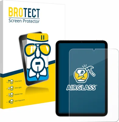 Produktbild von BROTECT Schutzglas für Apple iPad Mini 7 WiFi 2024 Schutzfolie Panzer Folie Glas Display Schutz klar