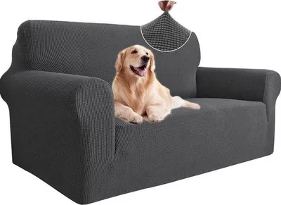 Produktbild von Famanu Stretch-Sofabezug - Elastisch, Dunkelgrau