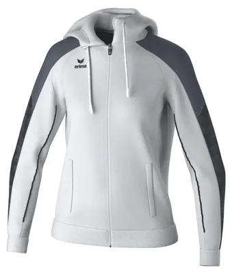 Produktbild von Erima Evo Star Trainingsjacke mit Kapuze Weiß/Schwarz