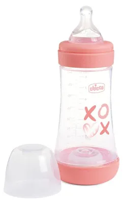 Chicco PERFECT5 Babyflasche, Mädchen-Design, 240 ml - Produktansicht 2