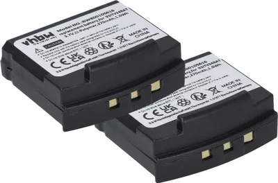 Produktbild von vhbw 2x Akku kompatibel mit Amplicomms TV2410, TV2510, TV2400, TV2500 Wireless Headset Kopfhörer (270 mAh, 3,7 V, Li-Polymer)