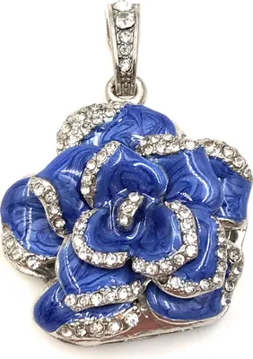Produktbild von Onwomania Rose Blume Der Liebe Blau Funny USB Stick 64 GB USB 2.0