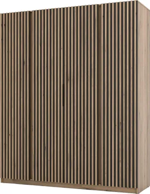 Produktbild von Masseno Drehtürenschrank CAGLIARI 200/239/61,9 cm 4-türig Schlafzimmer Schrank Kleiderschrank Goldfarben