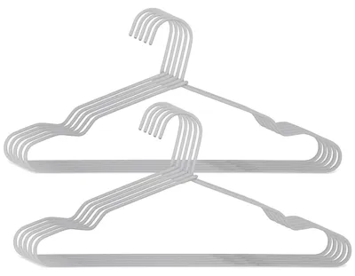 Imagen del producto de Perchas de Metal Antideslizantes Gris Pack 10 COM-FORT HOUSE