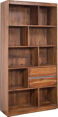 Image de MASSIVMOEBEL24 | Étagère 102x40 Palissandre laqué Noble unique SYDNEY #124