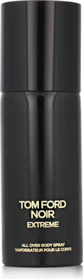 Produktbild von TOM FORD Noir Extreme All Over Body Spray, 150 ml, Auffrischend, Männer, Universal, Kardamom, Mandarine, Muskatnuss, Safran, Jasmin, Orangenblüte, Rose