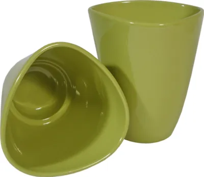 Produktbild von Orchideenkübel 406-14 dreieck grün