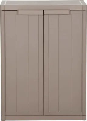 Obrázek produktu pro vidaXL Zahradní skříň hnědá 65x45x88 cm PP Wood Optics