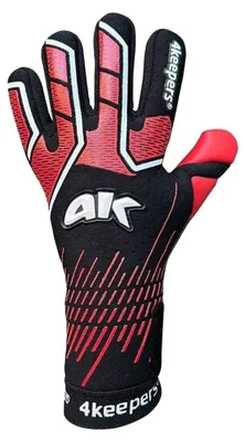 Produktbild von 4Keepers - Torhüter-Handschuhe für Herren/Damen Unisex PP11289 (9) (Schwarz/Rot)