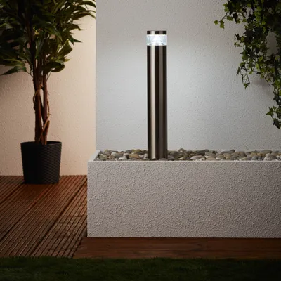 Produktbild von LED Außen Sockellampe, 50 cm Höhe, Ø 8 cm, 4 W, 460 lm, 6500 K, IP44