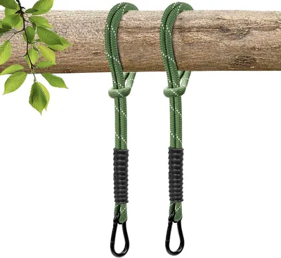 Produktbild von Schaukel Befestigungsseil Set 63.5 cm, 2 Stück, grün, für Garten