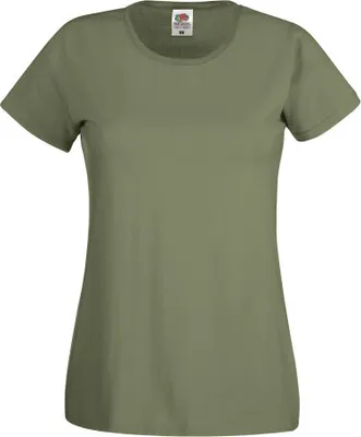 Produktbild von Damen T-Shirt Original-T - Classic Olive, M