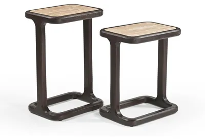 Productafbeelding van Starfurn Bijzettafel Arvid Bruin Set van 2