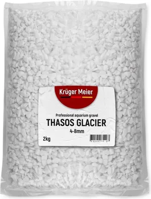 Zdjęcie produktu dla Kruger Meier Thasos Glacier 4–8 mm – Żwirek akwarystyczny 2 kg