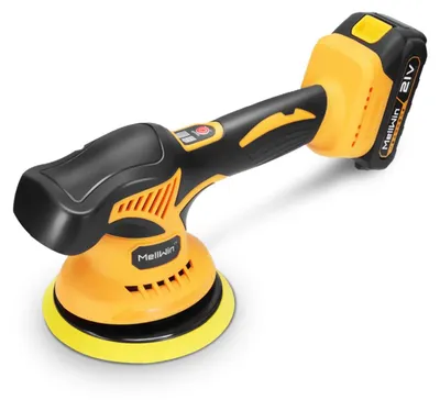 Produktbild von Kabellose Auto Poliermaschine - Exzenter Polierer - 2800–6000 U/min - 8 Stufen - 15 cm Stützteller - 9 mm Hub - Ohne Akku