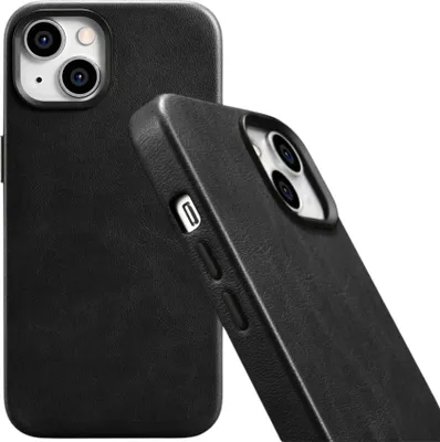 Obrázok produktu pre Icarer Case Kožené puzdro s Magsafe pre Iphone 14 Black