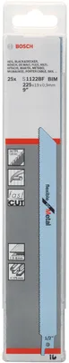 Image de Lame de scie sabre S 1122 BF Flexible for Metal, paquet de 25 pièces