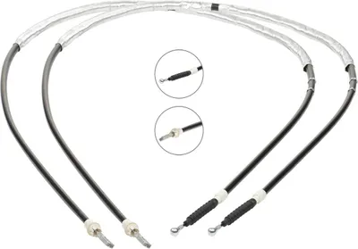 Produktbild von RIDEX Handbremsseil Seilzug Feststellbremse für AUDI A4 Avant (8ED, B7) Hinten Links Hinten Rechts 124C1190