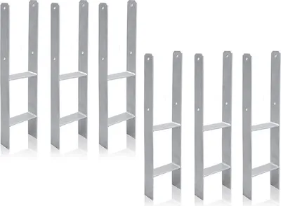 Produktbild von 6x 91MM Pfostenanker H-Anker Pfostenträger Pfostenanker