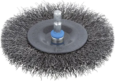Produktbild von Wolfcraft Scheibendrahtbürste Ø 100 x 10 mm Schaft 6 mm