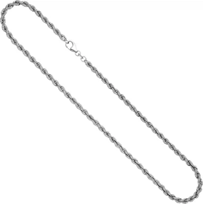 Produktbild von JOBO Kordelkette 925 Silber massiv 45 cm Kette Halskette Silberkette Karabiner