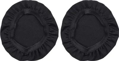 Produktbild von 2 Stück Kopfhörerüberzüge – Schwarz, Größe L (9–10,5 cm)