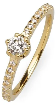 Produktbild von Diara Ring Lab Grown Diamant 0,36 ct 585er Gelbgold DS2049G Gr. 54